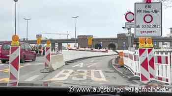 Blaubeurer Ring: B10-Auffahrt in Richtung Neu-Ulm bleibt länger gesperrt