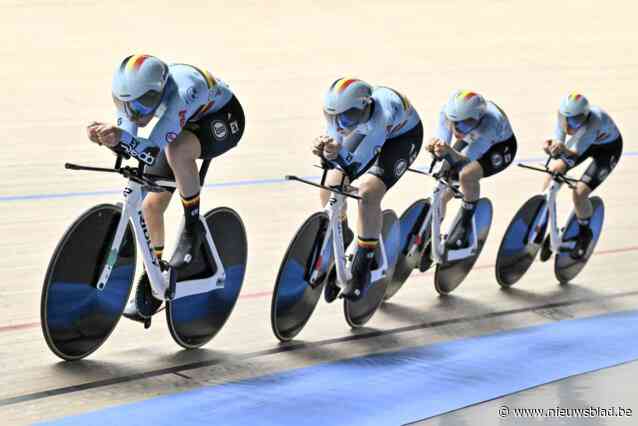 Marith Vanhove wil zevende plaats in ploegenachtervolging van zich afrijden in kilometer
