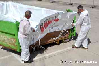 Afvalintercommunale Miwa biedt containers voor afbraakwerken met asbest aan