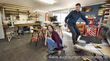 Dieses Paar stellt am Ammersee-Ufer individuelle Boards für die Straße her