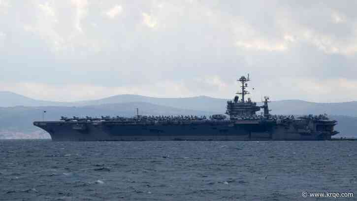US aircraft carrier collides with merchant vessel in Mediterranean Sea