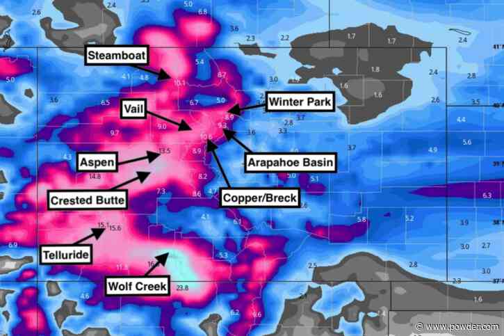 President's Day Powder: One to Two Feet of Snow Expected at Colorado Ski Resorts