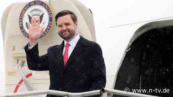 Stattdessen Termin mit Merz: Trump-Vize Vance verzichtet auf Treffen mit Scholz