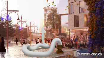 Towering, surrealist-style candle chosen as new public art piece at The Forks' Railside development