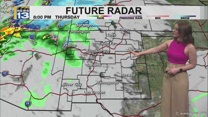 Widespread mountain snow and valley rain tomorrow