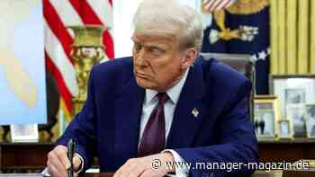 Donald Trump: US-Präsident bringt Gegenzölle auf den Weg