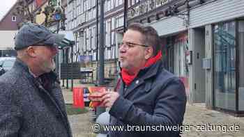 Bei Wind und Wetter: Wie die SPD in Herzberg um jede Stimme kämpft