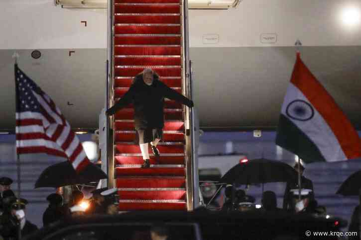 Modi is meeting with Trump in a visit meant to boost the US-India relationship and avoid tariffs