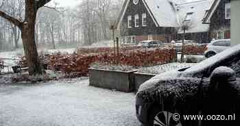 Sneeuwbuien, maar ook opklaringen in Waddinxveen in de avond