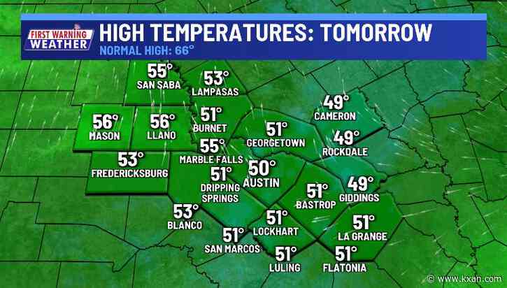Patchy freeze tonight and slightly warmer Friday