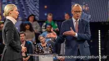 Viererrunde: So schlugen sich Scholz, Merz, Habeck und Weidel