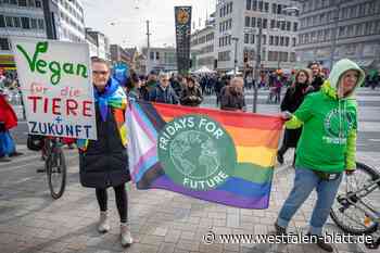 Straßensperrungen in Bielefeld wegen Klimademo