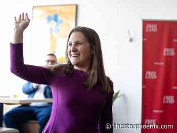Freeland says Sask. natural resources vital to national security