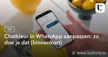 Chatkleur in WhatsApp aanpassen: zo doe je dat (binnenkort)