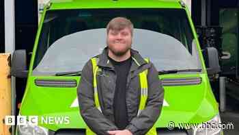 Quick-thinking delivery driver saves 81-year-old