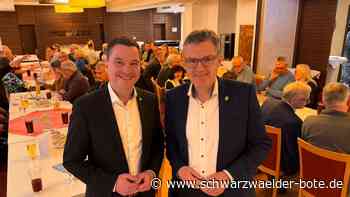 Wahlkampf in Wildberg: CDU-Politiker diskutieren über Ukraine, Rettungsdienste und Fake News