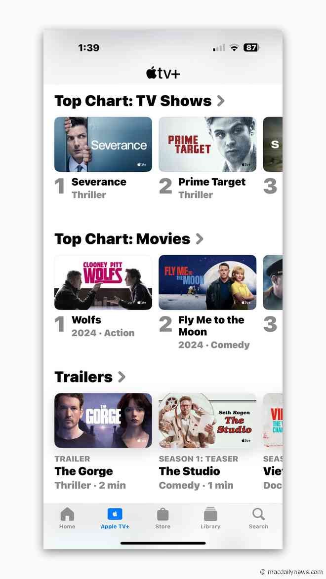Apple soon to unveil Android app for Apple TV+ in effort to boost subscribers