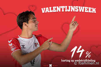 Valentijnsdag: 14% korting op wedstrijdkleding