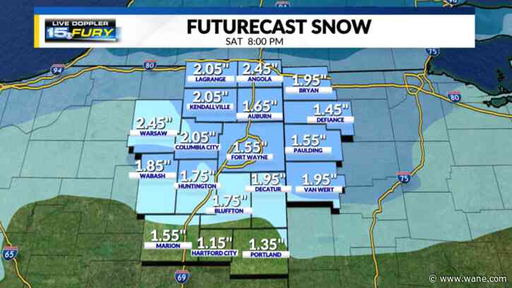 Quiet and cold today wintry mix coming this weekend