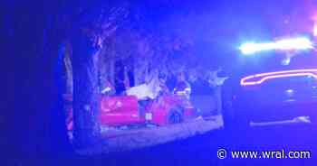 Three people killed in single-car crash in Wake County