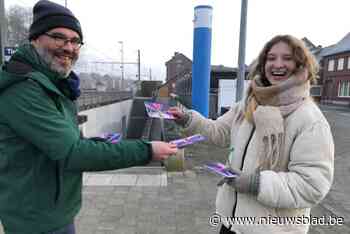 Groen Kasterlee verwent treinreizigers met koffie, koekjes en Valentreinkaartje