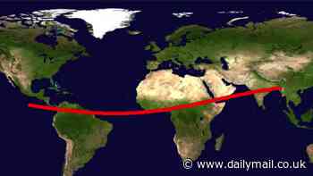 Scientists pinpoint exactly WHERE the 'city-destroying' asteroid could strike Earth in 2032