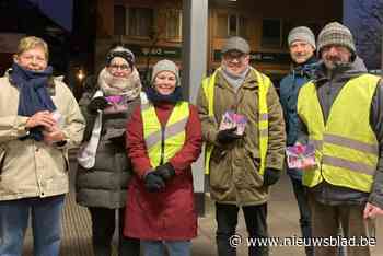 Groen Heist en Groen Putte bedanken pendelaars met ‘valentrein’-actie