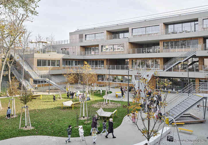 Versetzt in allen Fächern - Bildungscampus von Kronaus Mitterer Architekten in Wien