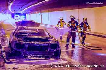 Fahrzeugbrand im Kappelbergtunnel