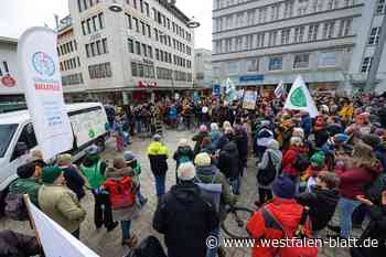 Klimastreik in der Innenstadt