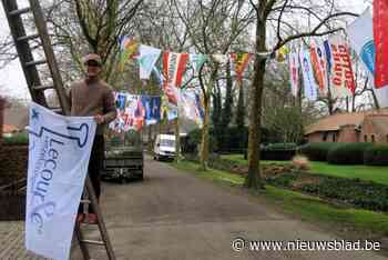 Joni en Jules bouwen schippershuwelijksfeest op het droge: goede vaart met vlag en wimpel