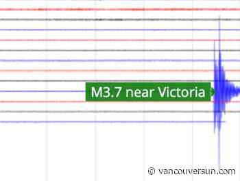 Earthquake felt on southern Vancouver Island is latest B.C. tremor