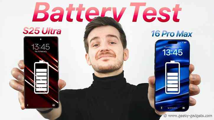 Galaxy S25 Ultra vs. iPhone 16 Pro Max: Who Wins the Battery Battle