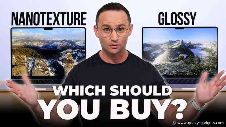 Nano-texture vs Glossy : Is Apple’s MacBook Pro Nano-texture Display Worth It?