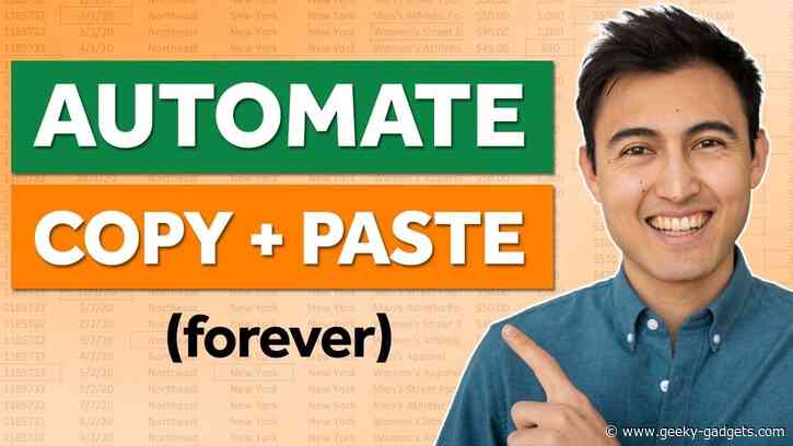 Automate Excel Copy-Pasting in Excel and Stop Wasting Time