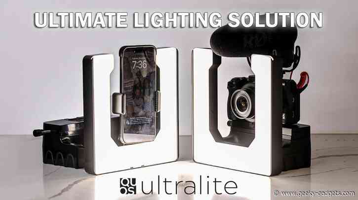 QUOS UltraLite Portable Ring Light for Any Device, Anywhere $155