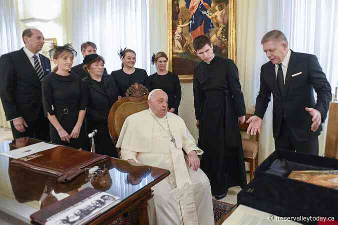 Vatican says Pope Francis is in ‘fair condition’ at a hospital with a mild fever