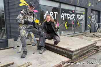 “Bij ons draait het om vrijheid, loslaten en experimenteren én het mag vuil worden”: Annelies (30) opent in april Art Attack Room