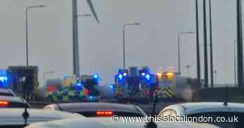 LIVE updates as major road closed after crash near Rainham
