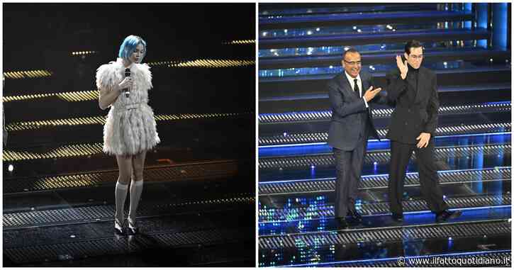 Sanremo 2025, le pagelle dei look della quarta serata serata cover: Mahmood e i maxi occhiali come tocco di stile, Rose Villain “pasticcino” 9,5