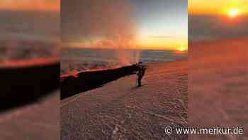 Skifahrer wedeln am Ätna-Vulkan neben Lava ins Tal – Experte warnt dringend vor Nachahmung