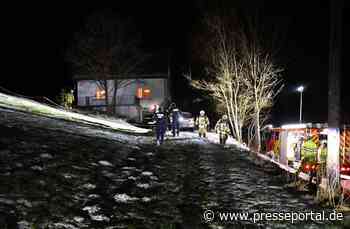 FF Olsberg: Verpuffung in Pelletofen sorgt für Großeinsatz in Olsberg