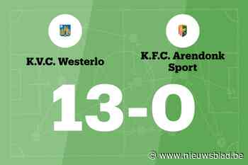 Westerlo B laat Arendonk B kansloos