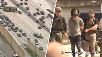 Driver faces charges after shooting leads to chase on I-95 in Miami-Dade