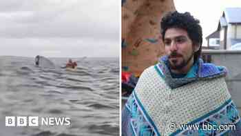 'I felt a slimy texture brush my face': Man describes being swallowed by whale