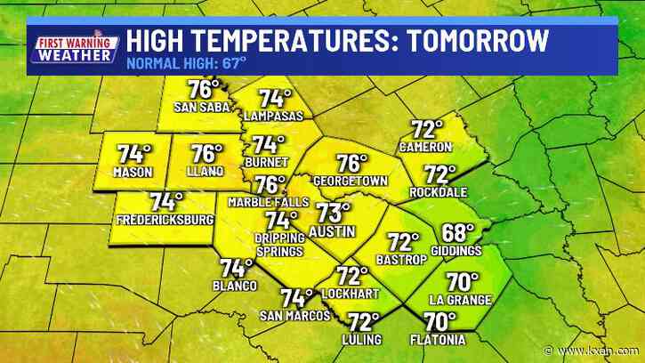 Drizzle, fog and clouds before a brief Saturday warm-up