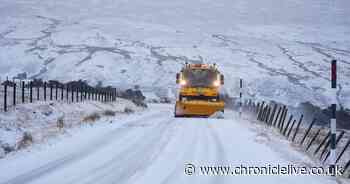 Snow forecast for Northumberland and Tyne and Wear as Met Office issues ice warnings
