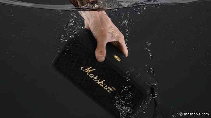 The Marshall Middleton Bluetooth speaker is over $100 off at Amazon for great portable tunes