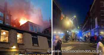 Investigation launched as 100 evacuated after HUGE fire at luxury London hotel