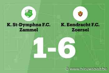 Vier opeenvolgende overwinningen voor Zoersel na 1-6 winst tegen Zammel B